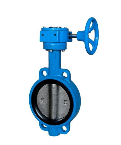 D371x worm drive center line wafer butterfly valve