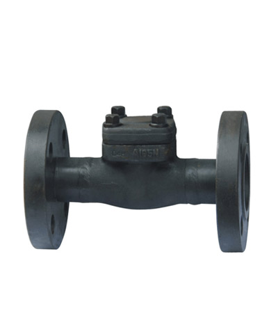 Forged steel flanged end check valve