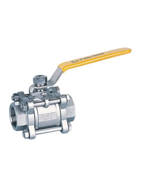 Q11F three piece internal thread ball valve