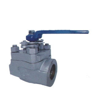 Forged steel top-loading ball valve